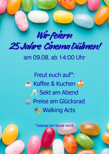 Bild: WIR FEIERN 25 JAHRE CINEMA DÜLMEN